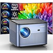 Photo 1 of [Auto Focus/Keystone]Projector 4K Support with WiFi Bluetooth, VIZONY 800ANSI Android TV Outdoor Projector, 4P4D/Zoom/PPT, Home Movie Projector with Netflix/Prime Apps Built-in, 8000+ Apps
