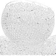 Photo 1 of  Pieces Clear Water Gel Jelly Beads, Clear Water Beads, Vase Filler for centerpieces, Non Toxic Water Beads for Soilless Planting, Floral Arrangement, Vase Filler (Clear)