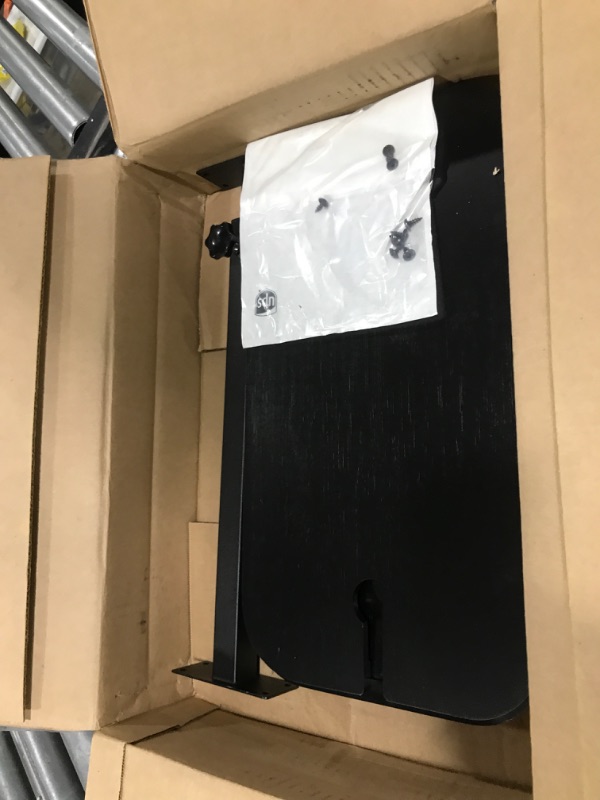 Photo 1 of Small Side Table for Small Spaces, Swivel TV Tray Table & 360° Rotating Phone Holder, Couch Tables That Slide Under , Couch Arm Tray Tables, Couch Side Table Living Room, C Shaped End Table ( Black )