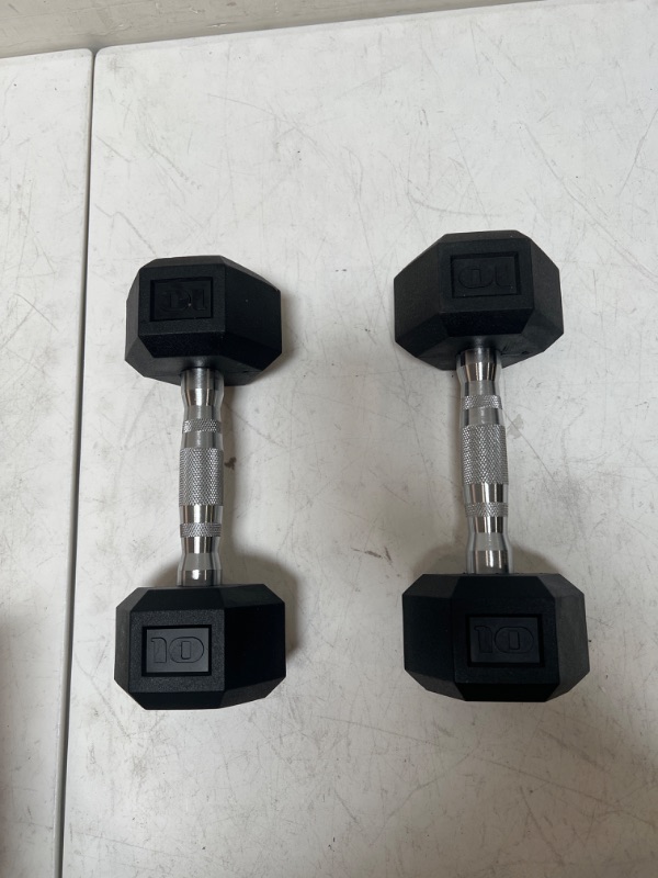 Photo 3 of LIONSCOOL PVC Encased Hex Dumbbell in Pairs or Single, Premium Hand Weight with Metal Handle for Strength Training, Resistance Training, Build Muscle and Full Body Workout, 5-60lbs Free Weights
