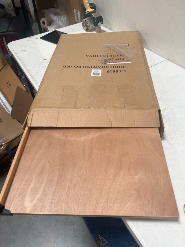 Photo 1 of Falling in Art Extra Large 5-Position Wood Drafting Table Easel Drawing and Sketching Board, 29 1/2 Inches by 19 2/3 Inches
