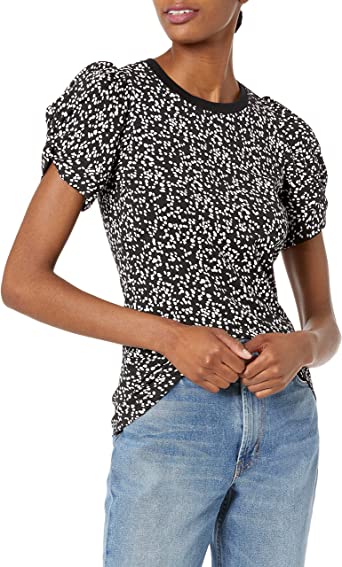 Photo 1 of Amazon Essentials Women's Classic-Fit Twist Sleeve Crewneck T-Shirt
