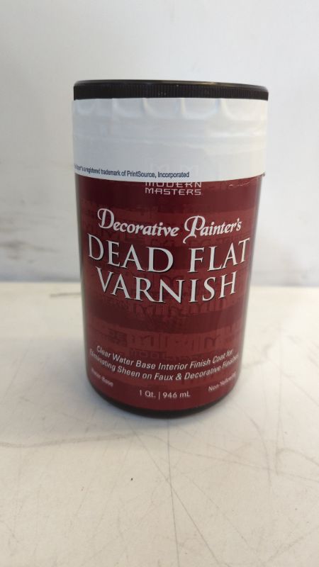 Photo 2 of Modern Masters DP609-32 Dead Flat Varnish, 32-Ounce Quart