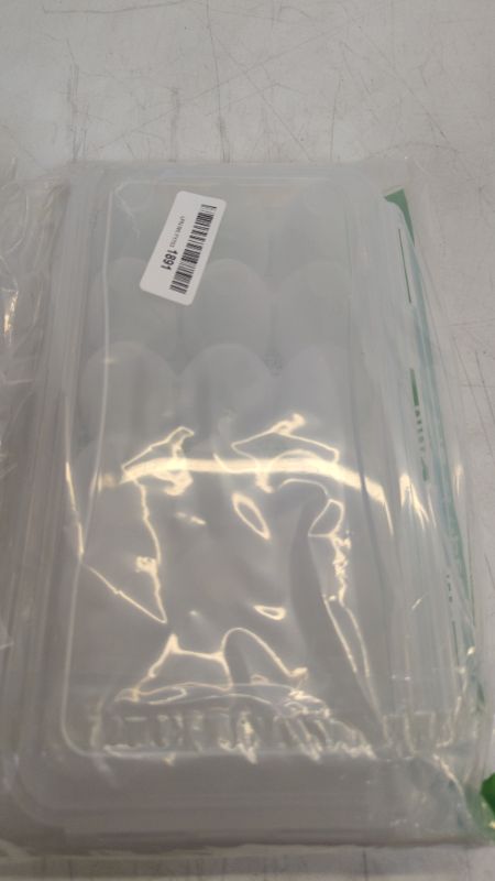 Photo 2 of Ambergron 18 Eggs Holder for Refrigerator, Clear Egg Container for Fridge, Kitchen
