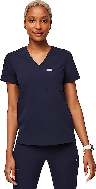 Photo 1 of FIGS Catarina Scrub Tops for Women — Classic Fit, 1 Pocket, Four-Way Stretch, Anti-Wrinkle Women’s Medical Scrub Top
