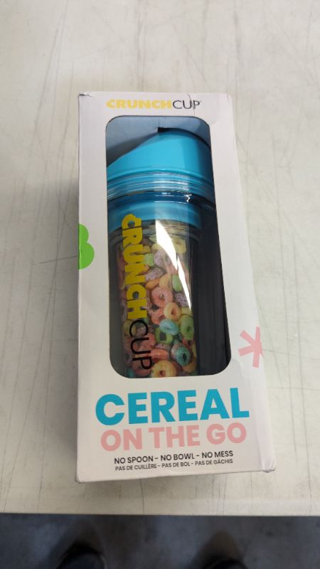 Photo 1 of The CrunchCup XL - A Portable Cereal Cup - Blue
