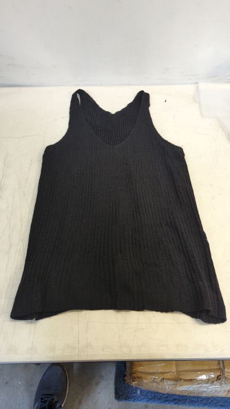 Photo 2 of Tutorutor Womens Summer Sleeveless V Neck Sweater Vest Fall Knitted Loose Cami Tank Tops
XL