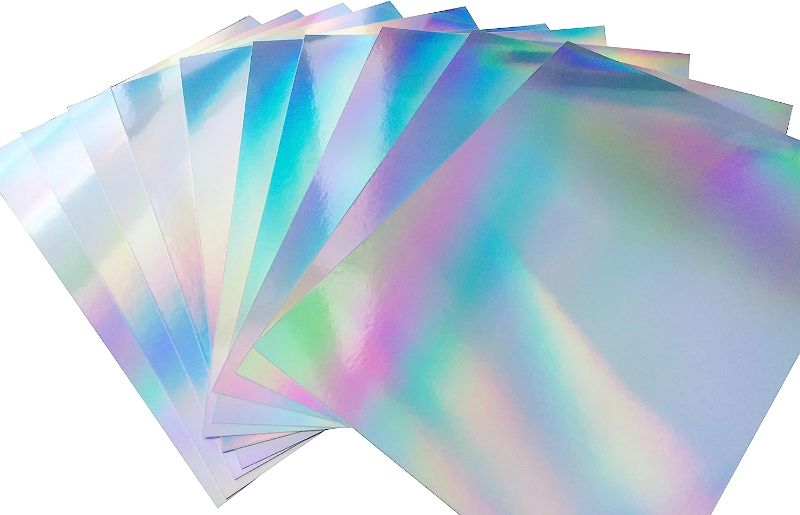 Photo 1 of longshine-us 10 Sheets 8" x 12" Soft Touch Laser Metallic Mixed Colors Foil Mirror Cardstock Premium Card Sparkling Assorted Mixed Colors Craft Glitter Cardstock Cardmaker DIY Gift
