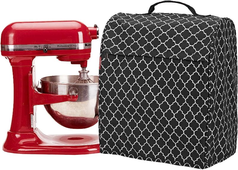 Photo 1 of NICOGENA Stand Mixer Cover Compatible with KitchenAid 6/7/8 Quart Bowl Lift, Dust Cover with Zipper Pocket for Accessories, Lantern Black
