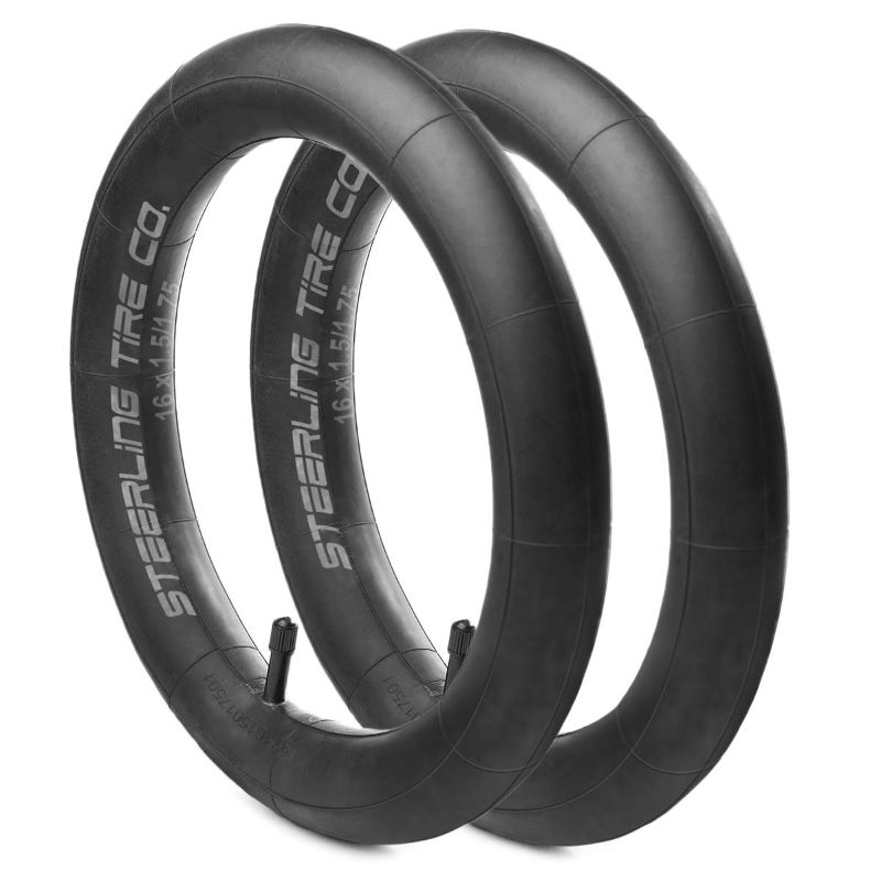 Photo 1 of 12.5 x 1.75/2.25 Inner Tire Tube Heavy Duty Thorn Resistant for All BOB Revolution Strollers, Stroller Strides & CE & AW - Perfect BOB Stroller Front Tire Replacement [2 Pack] by Steerling Tire Co.
