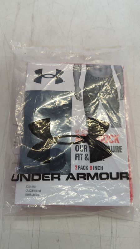 Photo 2 of Under Armour Men's Tech 9" Boxerjock 2-Pack Black M