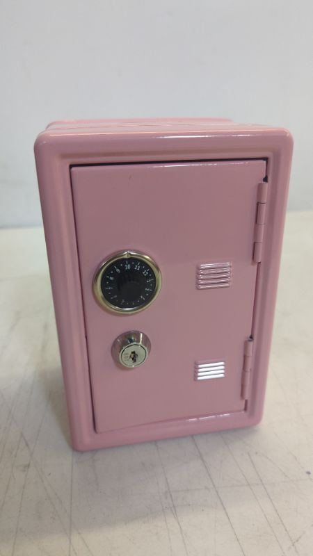 Photo 2 of FSHAN Cute Piggy Bank Creative Money Bank Piggy Bank Mini ATM Money Box Password Digital Coins Cash Deposit Children New Year Gift Saving Safe Box Security Money Jar (Color : Pink)
