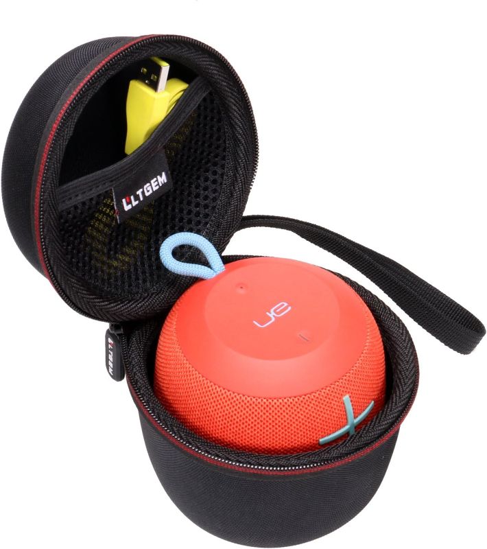 Photo 1 of LTGEM EVA Hard Case for Ultimate Ears WONDERBOOM 3/2/1 Portable Waterproof Bluetooth Speaker - Travel Protective Carrying Storage Bag(Black+Black)
