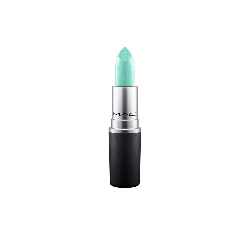 Photo 1 of MAC COSMETICS LIPSTICK 0.10 OZ SOFT HINT MAC COSMETICS/FROST LIPSTICK (SOFT HINT) 0.1 OZ (3 ML) CANDY BLUE WITH BLUE PEARL
