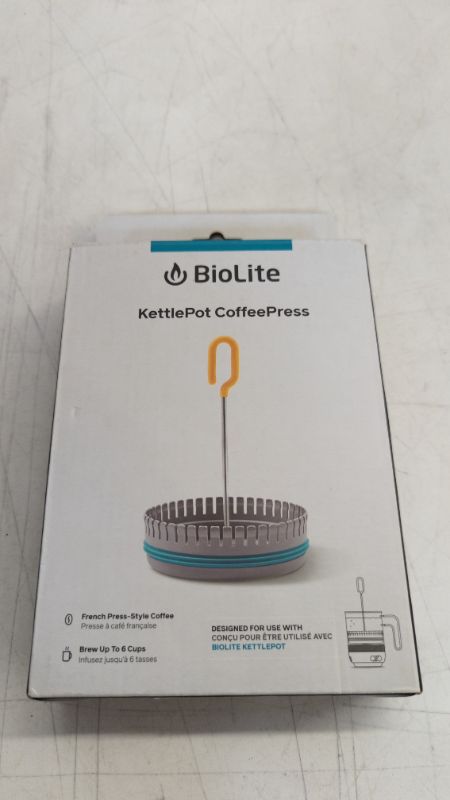 Photo 3 of BioLite CoffeePress Attachment for KettlePot