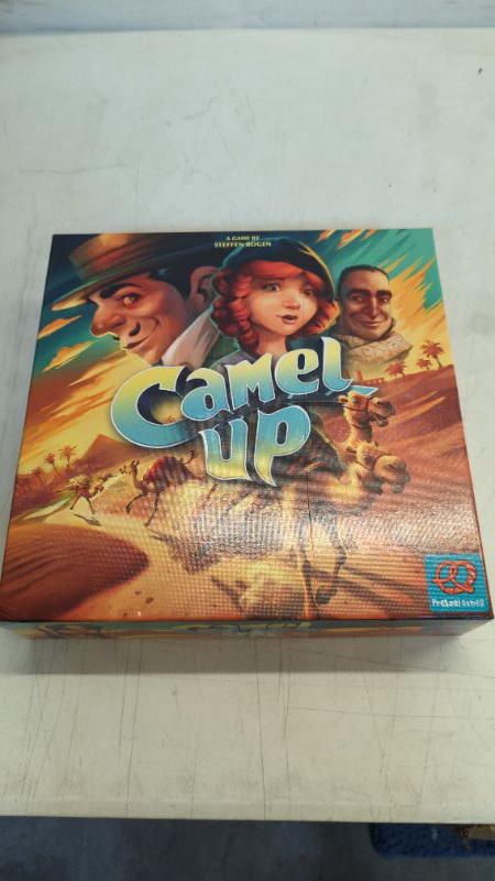 Photo 1 of Camel Up (Second Edition) | Strategy , Dice Game | Family Board Game for Adults and Kids | Ages 8 and up | 3 to 8 Players | Average Playtime 30-45 Minutes | Made by Eggertspiele