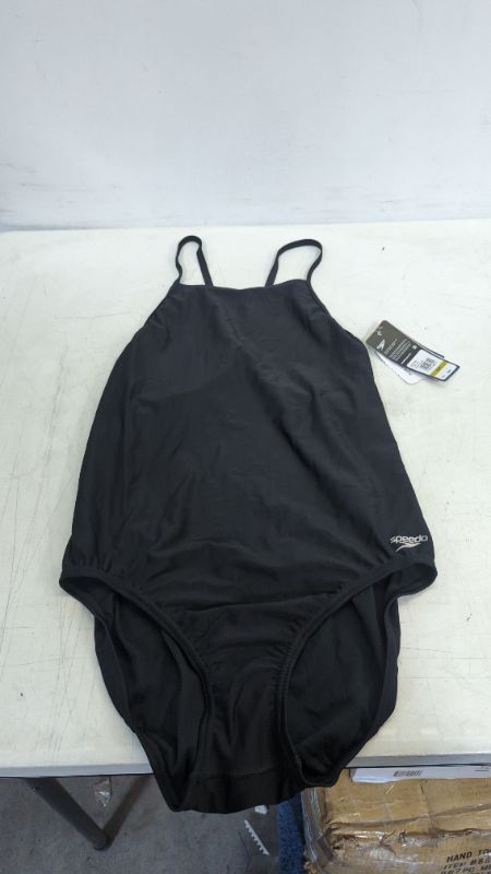 Photo 2 of Speedo Women's Swimsuit One Piece Prolt Flyer Back Speedo Black 40