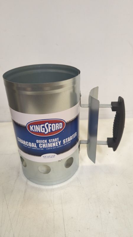 Photo 2 of KINGSFORD Heavy Duty Deluxe Charcoal Chimney Starter | BBQ Chimney Starter for Charcoal Grill and Barbecues, Compact Easy to Use Chimney Starters and BBQ Grill Tools 1 Count Chimney Starter