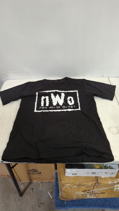 Photo 2 of NWO Shirt - WWE Men's Apparel - NWO White Logo Size X-Large