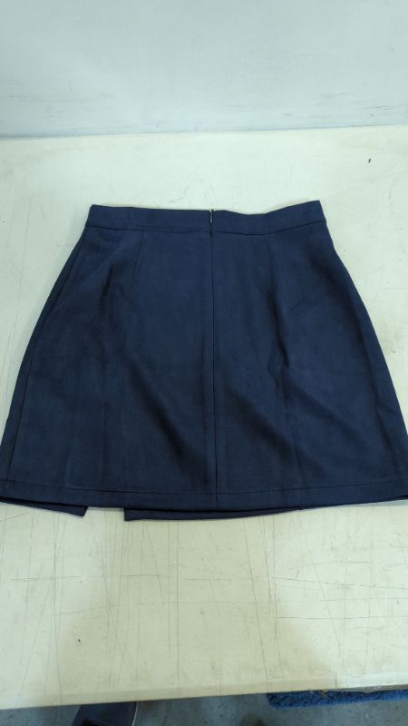Photo 1 of Allegra K Navy Blue Short Skirt SIZE: Small