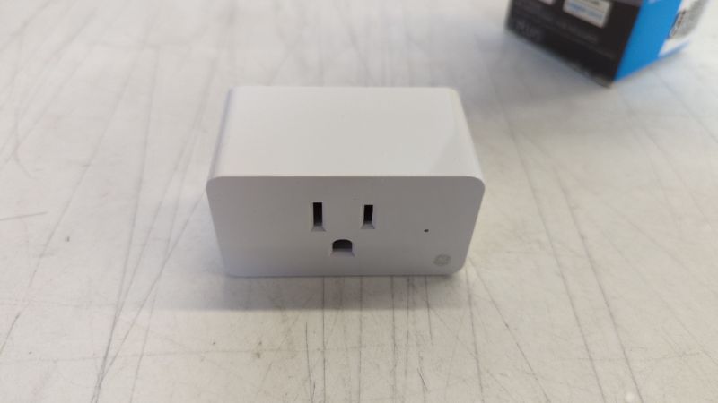 Photo 1 of GE Lighting CYNC Indoor Smart Plug, Bluetooth and Wi-Fi Smart Outlet Socket, Works with Alexa and Google Home, Voice Control Outlet
