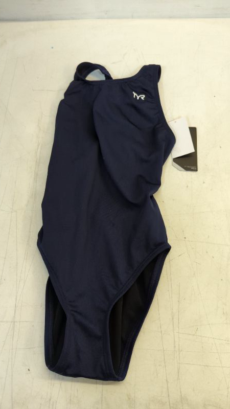 Photo 2 of TYR Womens Durafast Elite Maxfit Swimsuit Navy 26