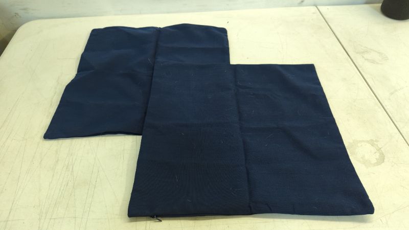 Photo 1 of 15.5 x 15.5 navy Pillow Cases