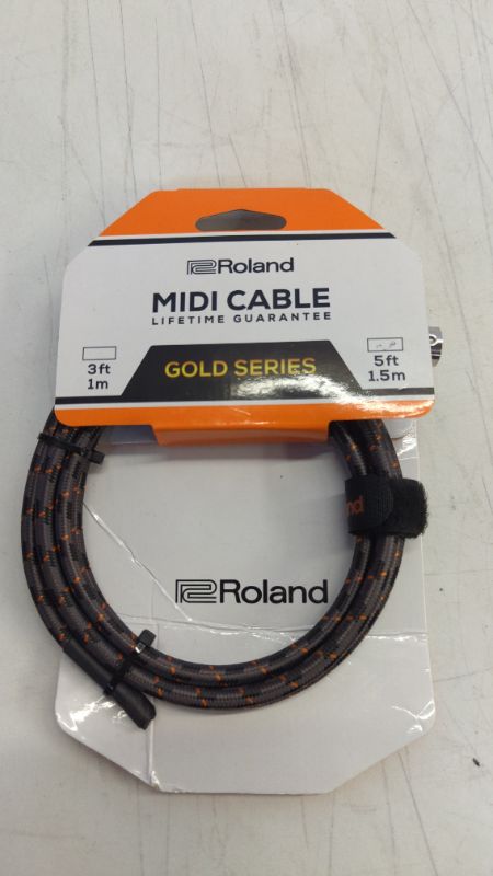 Photo 2 of Roland RMIDI-G5 Gold Series Midi Cable 5 ft