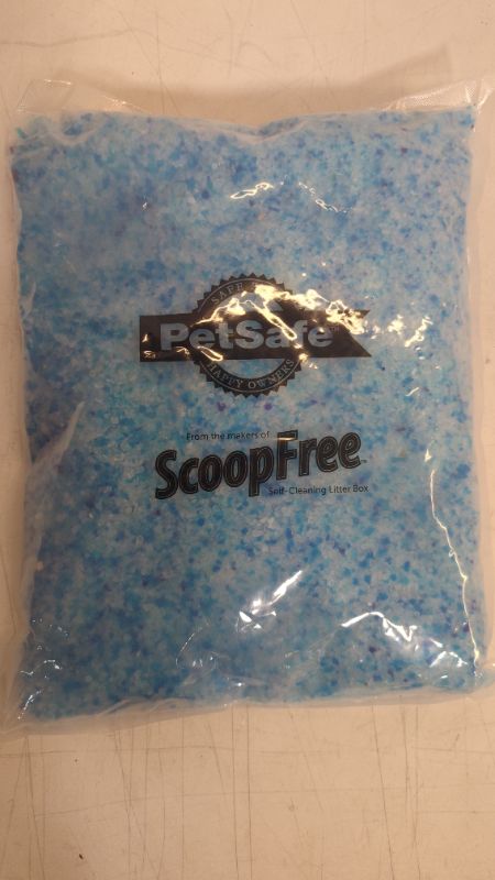 Photo 2 of PetSafe ScoopFree Premium Blue Crystal Litter, 2-Pack – Includes 2 Bags of Lightly Scented Litter – Absorbs Odors 5x Faster than Clay Clumping – Low Tracking for Less Mess – Lasts up to a Month
