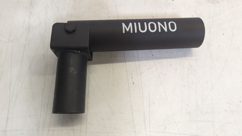 Photo 2 of MIUONO Landmine Attachment for Barbell, T Bar Row Attachment Fit for 2" Olympic Bar, Full 360° Swivel for Back or Full-Body Workout Home Gym Equipment
