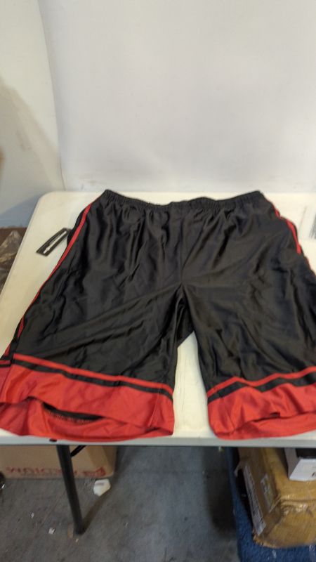 Photo 2 of ChoiceApparel Mens Two Tone Training/Basketball Shorts with Pockets 3XL
