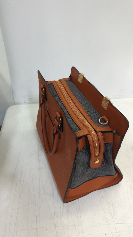 Photo 1 of Brown Leather Bag Pet Carrier