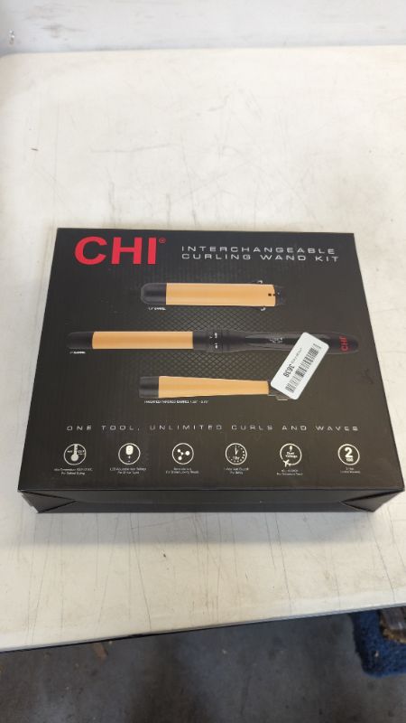 Photo 2 of CHI Interchangeable Curling Wand With Inverted Tapered 0.5"-1.25" Barrel, 1 Pound