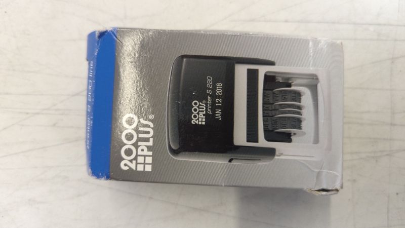 Photo 2 of MaxMark Dater 4000 Self Inking Date Stamp - Black 4000 Black