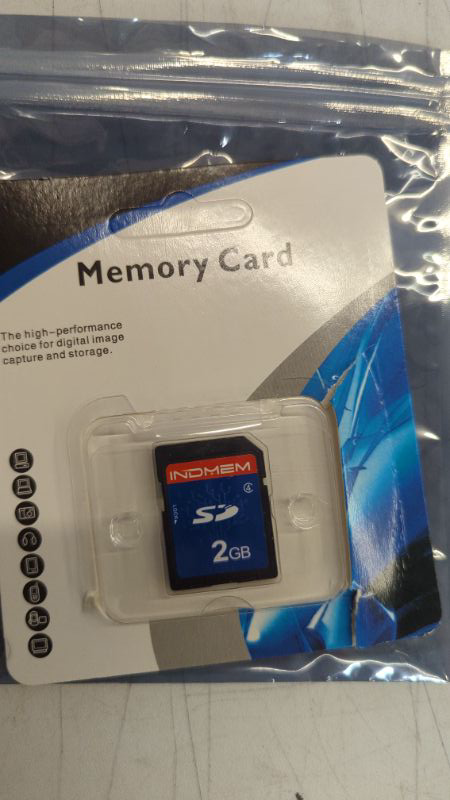 Photo 2 of INDMEM SD Card 2GB Class 4 Flash Memory Card 2G SLC Stanard Secure Digital Cards (1PC)