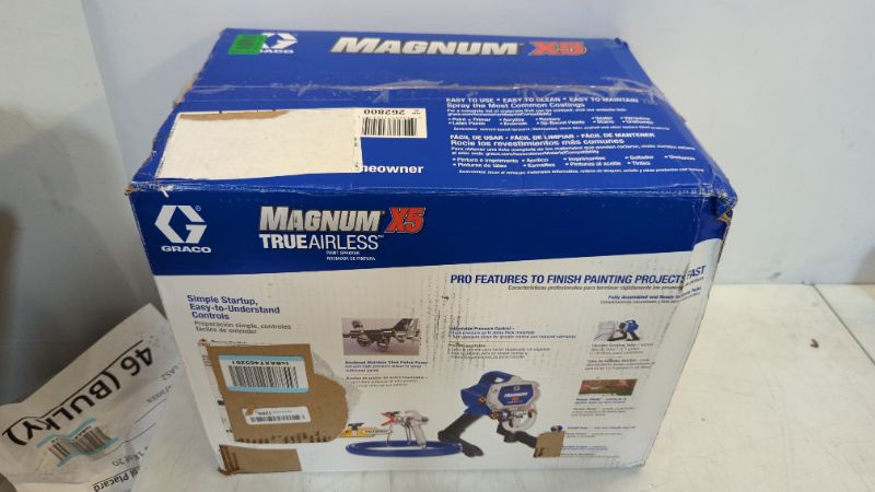 Photo 2 of Graco Magnum 262800 X5 Stand Airless Paint Sprayer, Blue Magnum X5 Airless Paint Sprayer