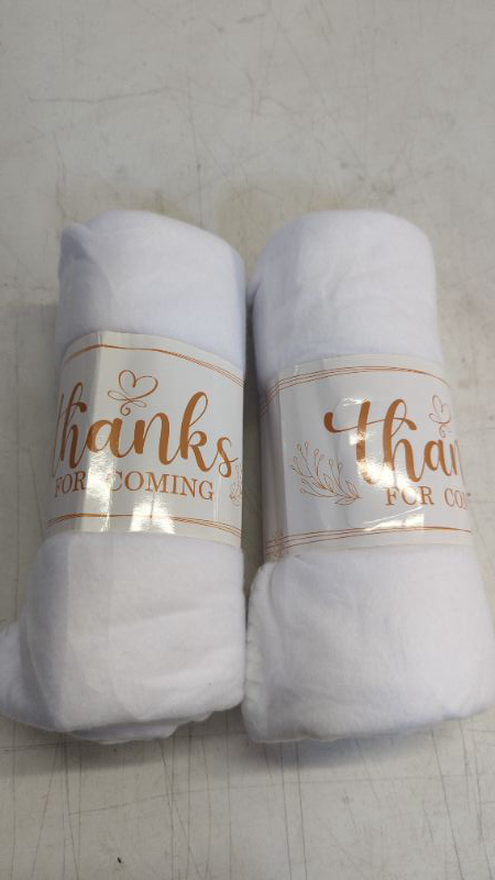 Photo 1 of "Thanks For Coming" gift Blakets 3 Pack