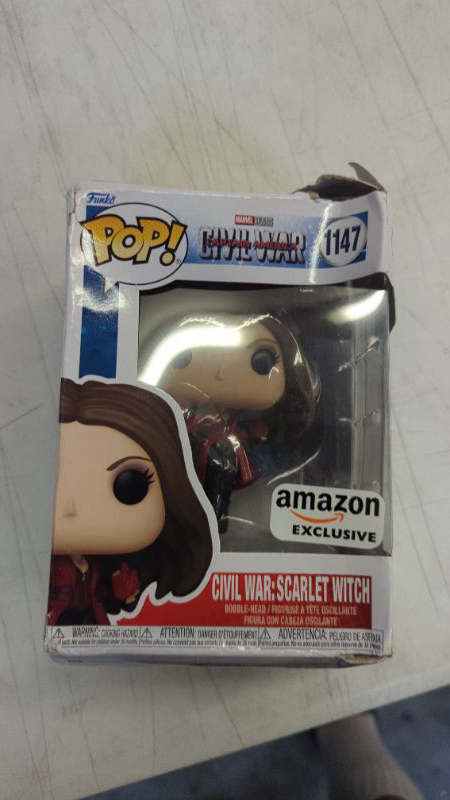 Photo 2 of Funko Pop! Marvel: Captain America: Civil War Build A Scene - Scarlet Witch, Amazon Exclusive, Figure 5 of 12