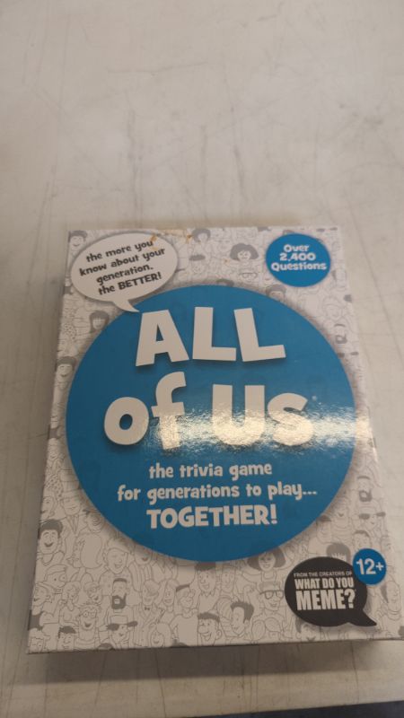 Photo 2 of WHAT DO YOU MEME? All of Us - The Family Trivia Game for All Generations - Family Card Games for Kids and Adults