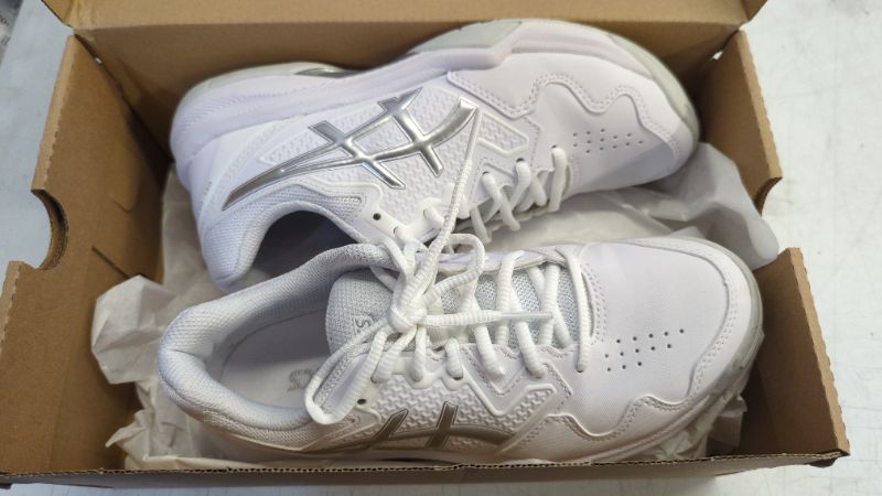 Photo 2 of ASICS Women's Gel-Dedicate 7 Tennis Shoes 6.5 White/Pure Silver