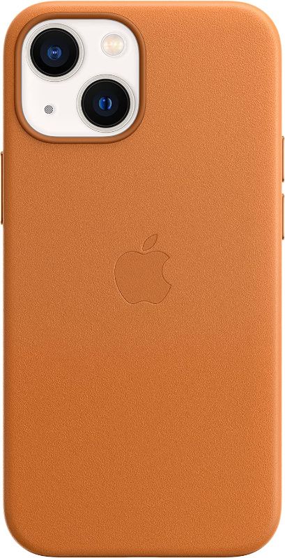 Photo 1 of Apple iPhone 13 Mini Leather Case with MagSafe - Golden Brown
