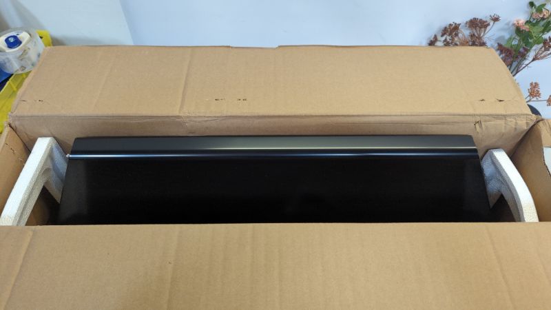 Photo 1 of Broan-NuTone F403023 30-inch Under-Cabinet 4-Way Convertible Range Hood with 2-Speed Exhaust Fan and Light, Black Black 30-Inch Range Hood