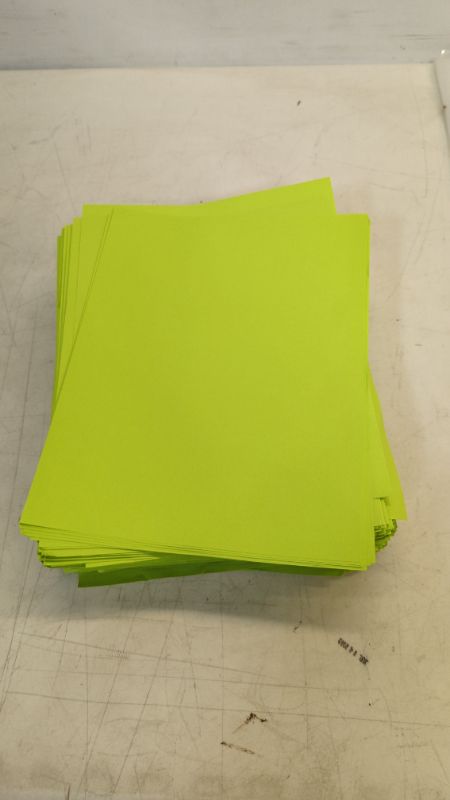 Photo 2 of Neenah Astrobrights Premium Color Paper, 24 lb, 8.5 x 11 Inches, 500 Sheets, Terra Green (22581)
