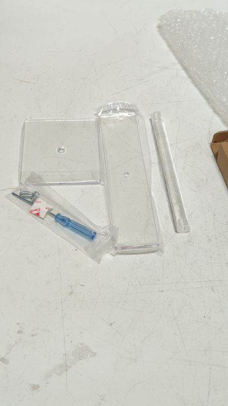 Photo 1 of Bigfety Acrylic Headband Holder, Hair Accessories Organizer Clear Stand for Girls 1 Tier