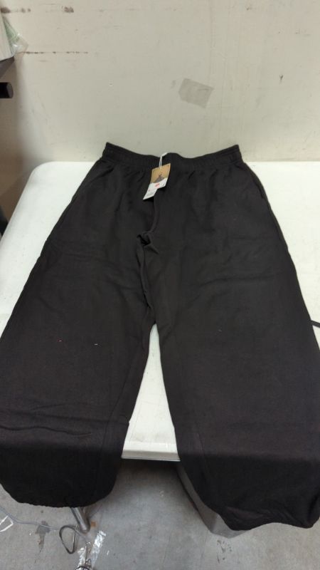 Photo 2 of HeSaYep Women's High Waisted Sweatpants Workout Active Joggers Pants Baggy Lounge Bottoms Size M