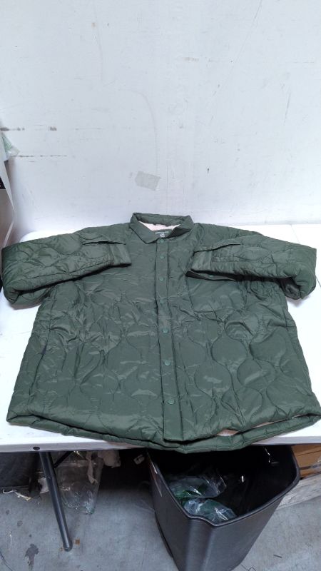 Photo 2 of Amazon Essentials Men's Water-Resistant Sherpa Lined Quilted Shirt Jacket
