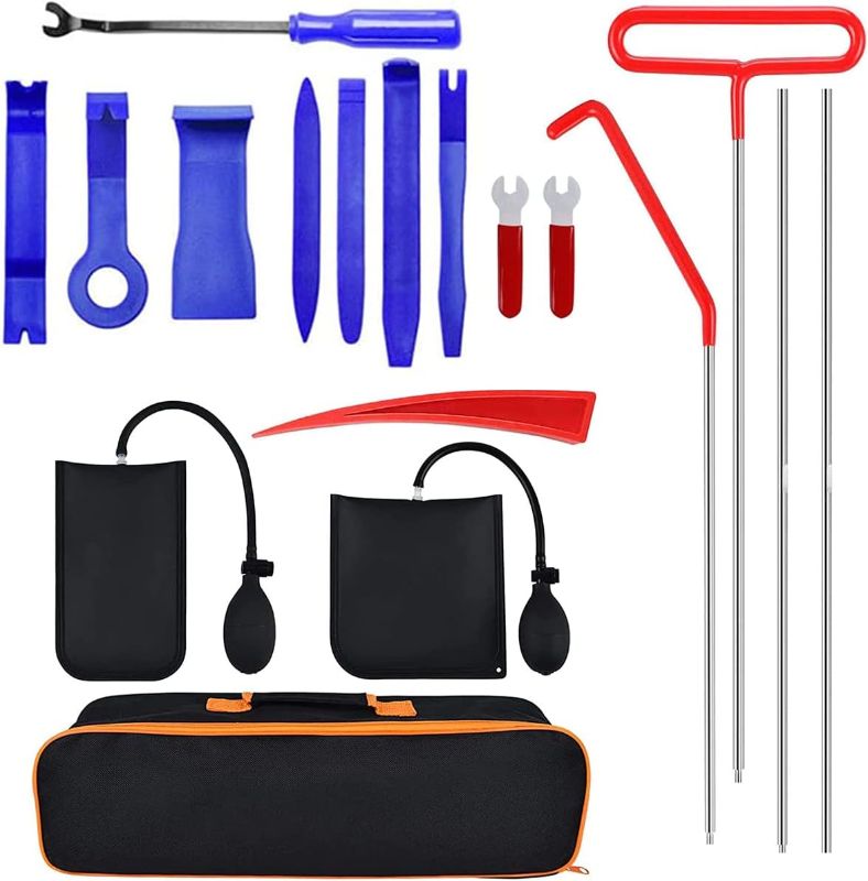 Photo 1 of Comsulty 16Pcs Professional Car Tool Kit with Air Wedge for Cars
