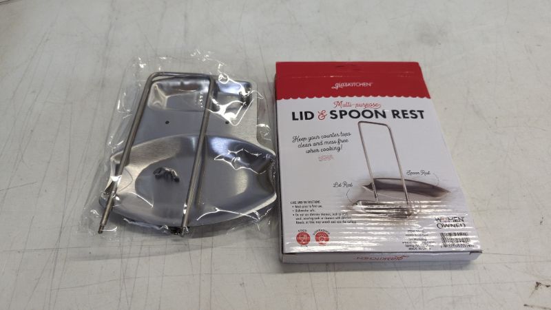Photo 1 of Crofton standing spoon and lid rest- stainless steel