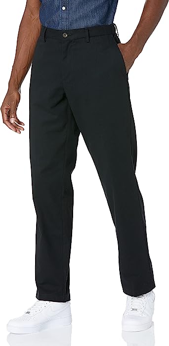 Photo 1 of Amazon Essentials Men's Classic-Fit Wrinkle-Resistant Flat-Front Chino Pant (Available in Big & Tall)
