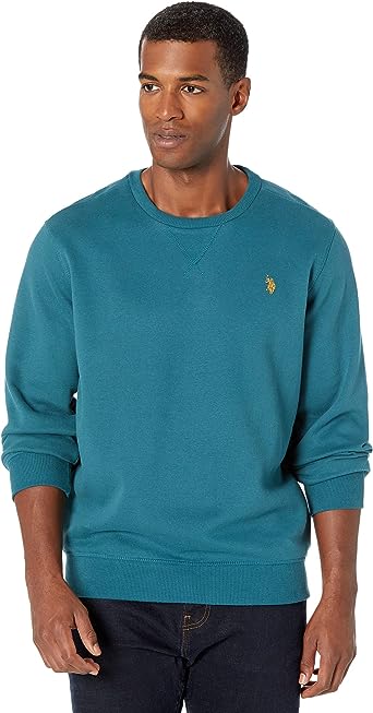 Photo 1 of U.S. Polo Assn. Long Sleeve Popover Crew Neck Fleece Sweatshirt
